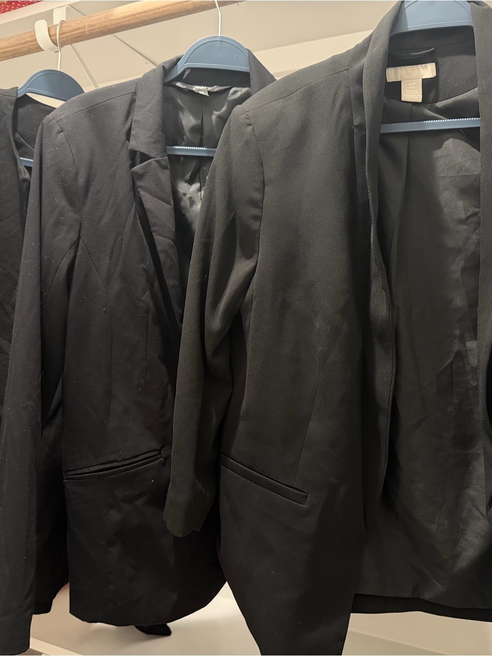3 Women's Black Blazer Work Jackets bundle
